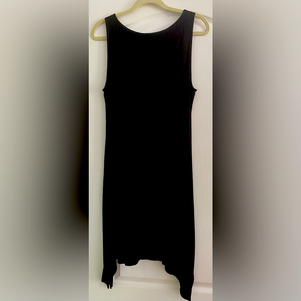 Lilla P, large, black sleeveless dress